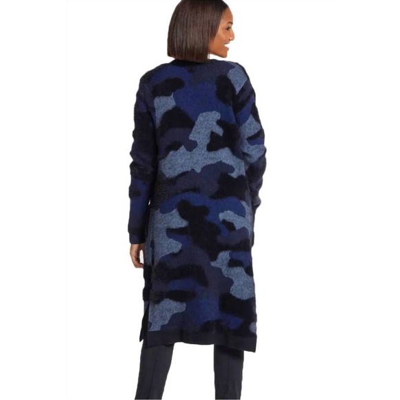Anatomie 3D Zendaya Cardigan Black/Blue Camo - Picture 2 of 2